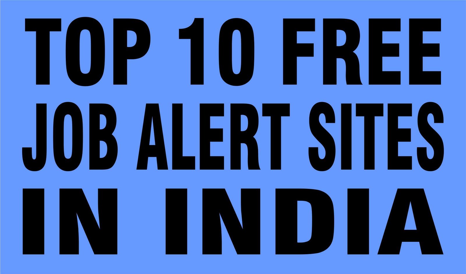 Free Job Alert Sites